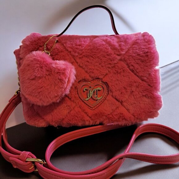 Juicy Couture Lets Get Cozy Crossbody Pink NWT. - Picture 1 of 13